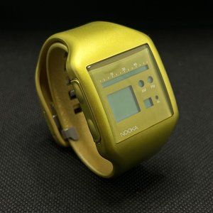 Nooka Unisex Zub Zoo Gold Polyurethane Watch